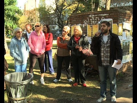 Parque Chacabuco: vecinos denuncian instalación de oficinas en espacio verde