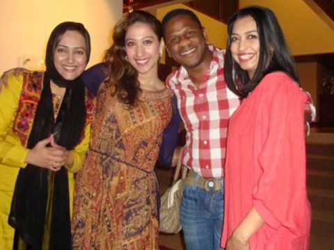 sherazi - Mehreen Bukhari the leading anchor person of Sama tv and the inncocent looking Asma Sherazi dancing and enjoying the Party at American Embassy and having fun...