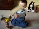 Brody loves Thomas the train