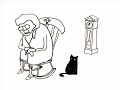 Never Cross A Black Cat  - Rocking Chair
