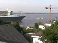 Queen Mary 2 Hamburg my Backyard in Blankenese