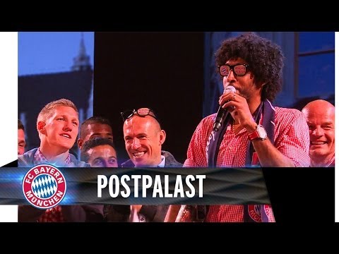 Dante singt auf der FC Bayern Party