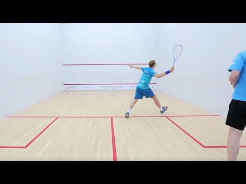 Squash tips: Nick Matthew's double volley drill