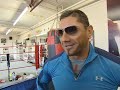 Batista and Undertaker hangout in a gym in Manchester