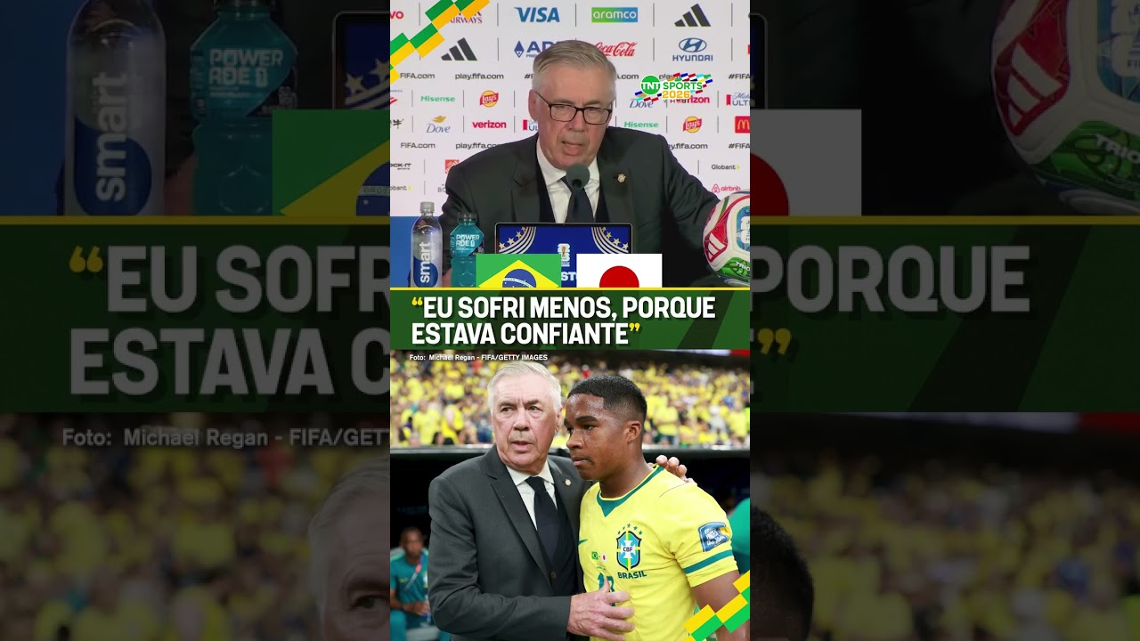 O ANCELOTTI TAVA TRANQUILO, ELE CONFIA NO TIME! 🧠 #shorts