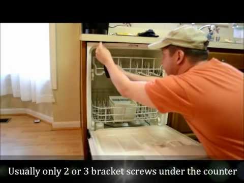 how to install a dishwasher new