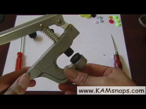 how to use a kam snap press