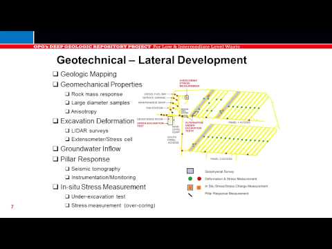 Geoscientific - This video is part of a selection of presentations made at the joint review panel public hearings for the proposed Ontario Power Generation's (OPG) Deep Geol...