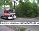 Brandweer Noordwolde - Prio 1 Voertuig in brand - Nieuweweg