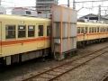 洗車を受ける800形 古町車庫にて 2009年8月15日