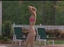 Jessica Biel - Sexy Pink Skimpy Wet Bikini