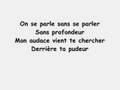 Sheryfa Luna - Des Choses Qui Ne Se Disent Pas (Ac Paroles)