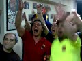 Celebrations at Penya Barcelonista d' Atenes after the 2009 CL final