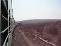 Swarna Jayanti Express on a curve