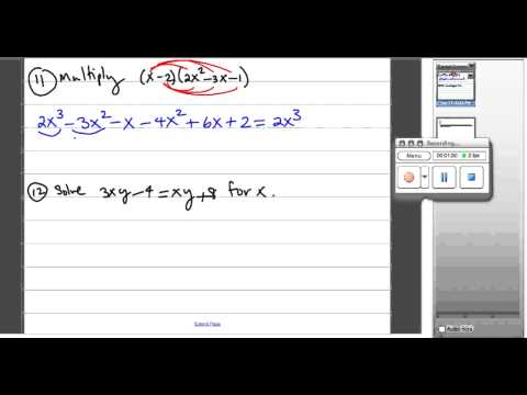 how to isolate x in a polynomial