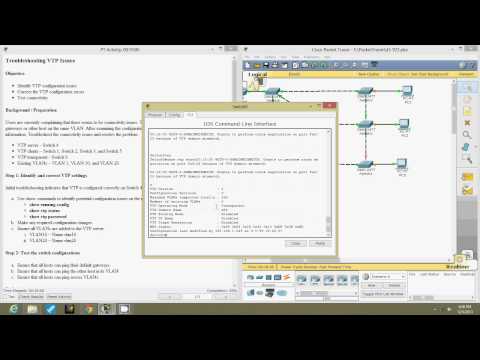 how to troubleshoot vtp