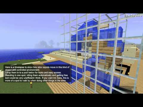 Minecraft Squid Farm