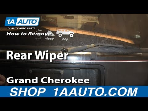 How To Remove Replace Rear Wiper Arm 1994-98 Jeep Grand Cherokee