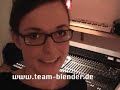 team blender, diesmal zu besuch bei schumannundbach, die mit uns das album 