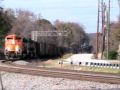 Norfolk Southern SB BNSF Sherer Coal Train 732 V2 in Austell,Ga 11-29-09