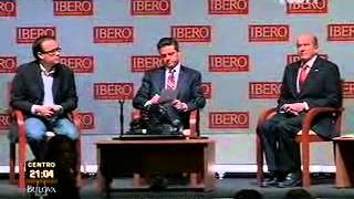 Increpan a Peña Nieto en la Ibero Increpan a Peña Nieto en la Ibero