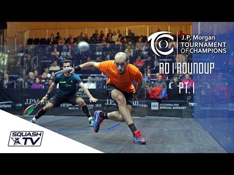 Squash: Tournament of Champions 2018 - Men's Rd 1 Roundup [Pt.1]