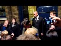 Nigel Harman Stage door of Shrek The musical