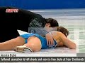 Dube gets ICESKATE SMACKED in the  face during competition