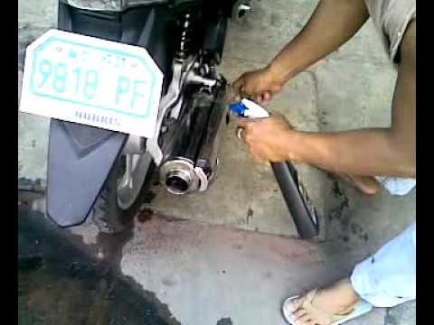 how to change oil nouvo z