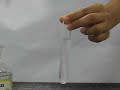 Testing cation - calcium with aq NH4