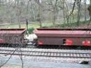 Iron ore train,with electric locomotives.december 17 2006