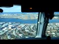 Landing at Reykjavik city airport during ferry flight from Toronto to Zagreb. Filmed from cockpit during landing by AK, cpt PR and fo CH.