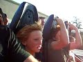 MAGIC MOUNTAIN SUPERMAN CRAZY FAST RIDE SCARED