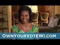 First Lady Michelle Obama: Early Voting in Wisconsin
