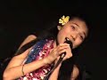 Darling Allison performing Hawaiian Legendary Song Waikiki at the Aloha Joe's Listener's Welcome Mixer at the Banana Patch Lounge at the Miramar Hotel in Waikiki ~ Honolulu Hawaii