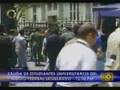 Estudiantes salen de la AN