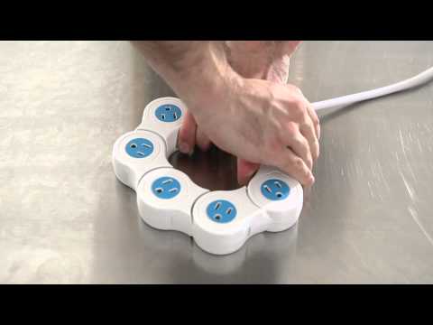 The Pivot Power Flexible Power Strip