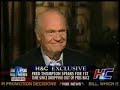 fred thompson on hannity about john mccain for prez 4-24-08