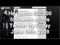 Peter Facinelli needs 500,000 followers on Twitter!