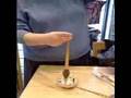 Spinning on Orenburg spindle video