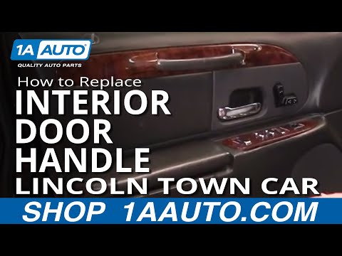 How To Install Replace Inside Door Handle Lincoln Town Car 98-02 1AAuto.com