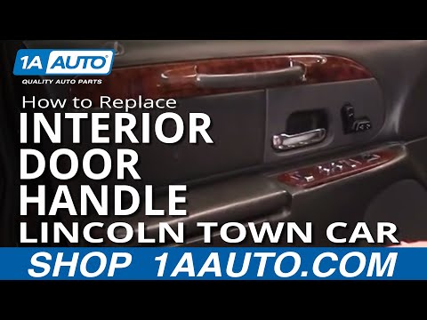 how to replace door handle on lincoln ls