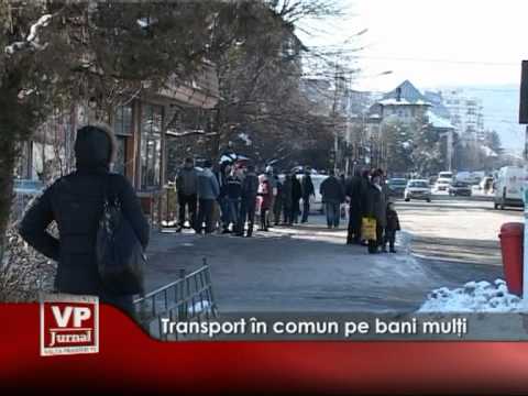 Transport în comun pe bani mulţi