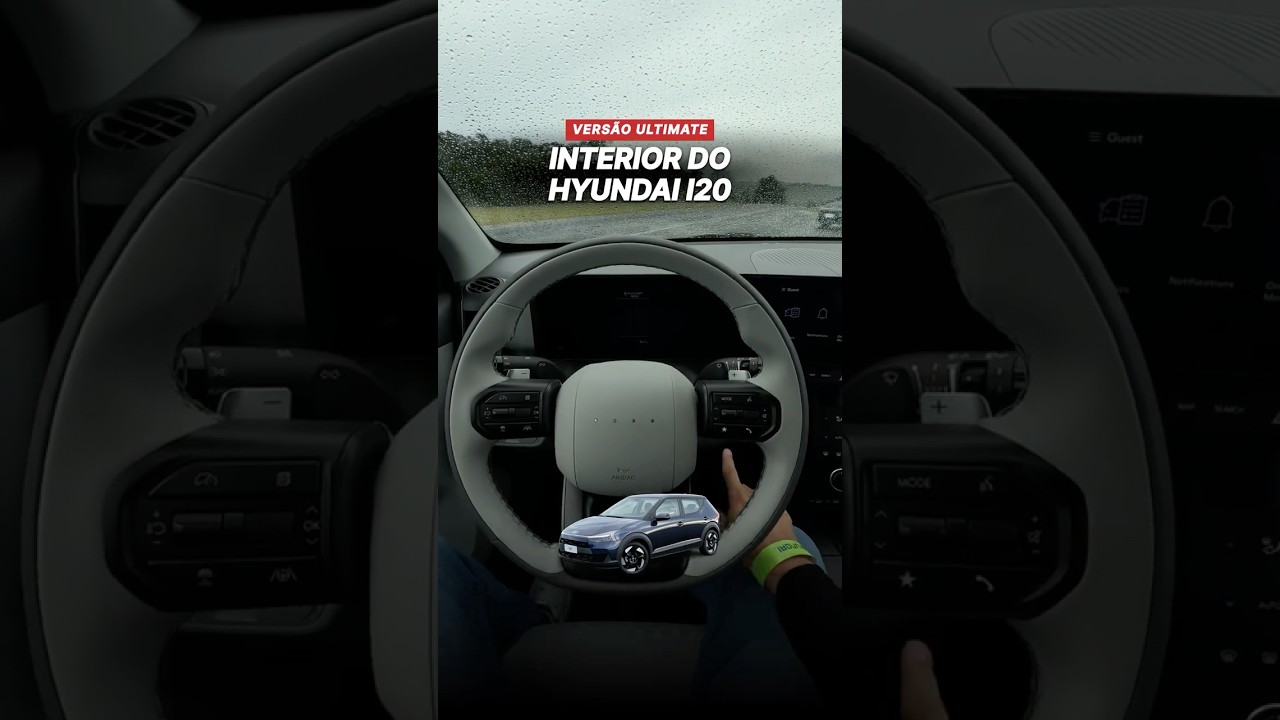 Conheça o interior da versão Ultimate do I20, o novo carro da Hyundai