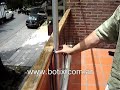 Cerramiento de red en terraza www.botix.com.ar
