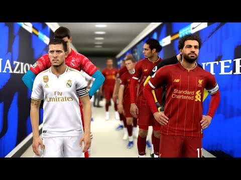 Real Madrid Vs Liverpool (Hazard Scored 2 Goals) | PES 2019