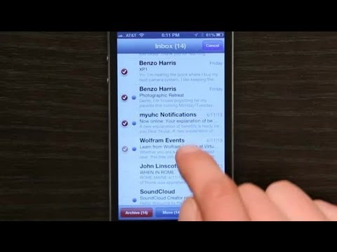 How to Delete All of the Mail in My iPhone's Inbox : Tech Yeah!
