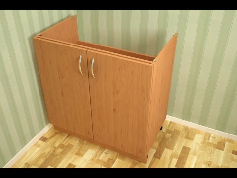 Тумба с накладной мойкой своими руками