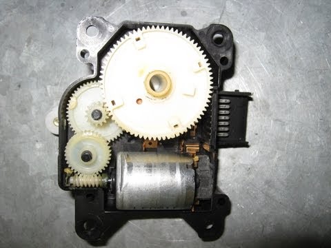 Lexus servo motor air mix repair taken apart by froggy