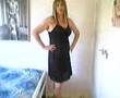 Crossdresser in sexy slip